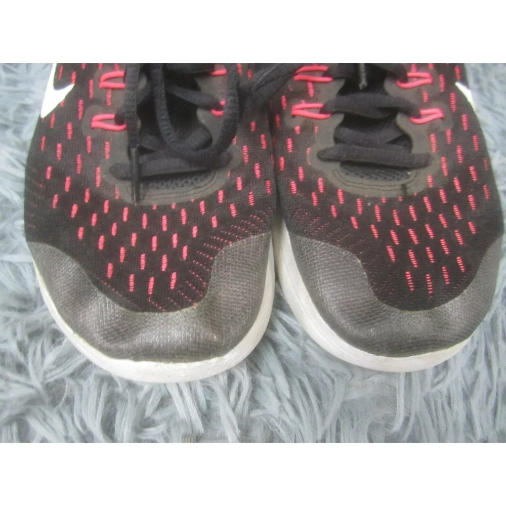 Nike Shoes Youth Girls 5Y Free RN (GS) Running Black Pink AH3457-001 Athletic - Picture 3 of 11